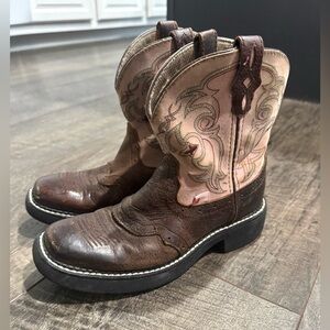 Justin Cowgirl Boots girls size 1 D